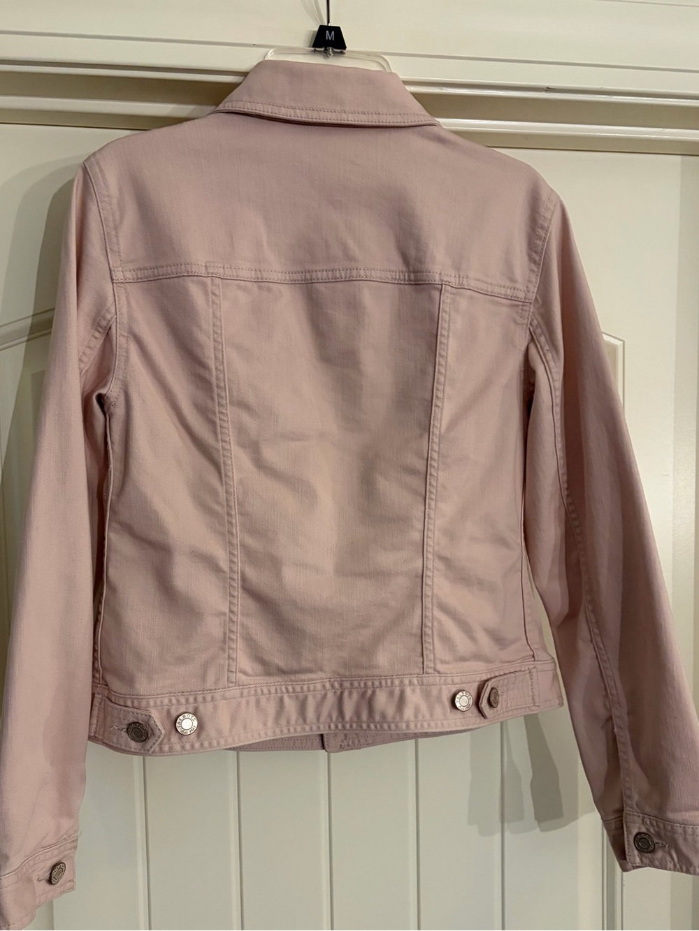 Talbots Pastel Pink Denim Jacket - Picture 2 of 3